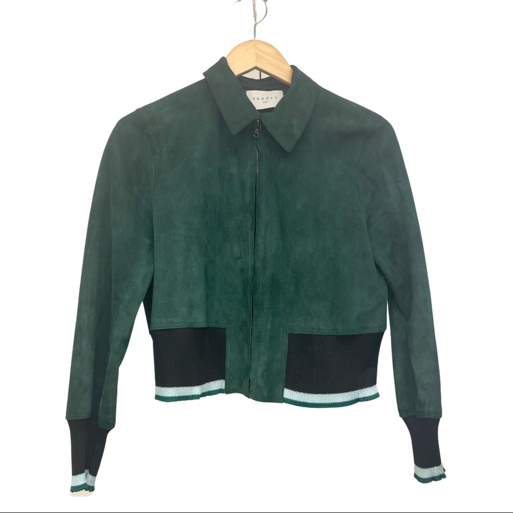 SANDRO suede jacket